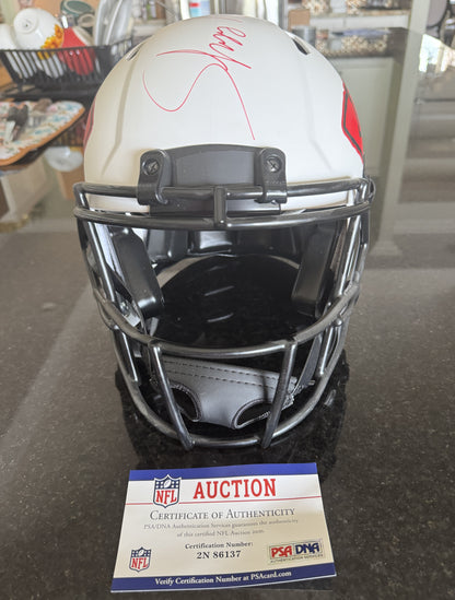 Skyy Moore Signed Kansas City Chiefs Full-Size Authentic Lunar Eclipse Helmet