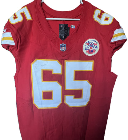 Trey Smith GAME WORN 10/19/25 Kansas City Chiefs Nike NFL Jersey 🎽 vs. Las Vegas Raiders inc. COA 🛡️