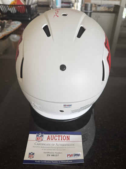 Skyy Moore Signed Kansas City Chiefs Full-Size Authentic Lunar Eclipse Helmet