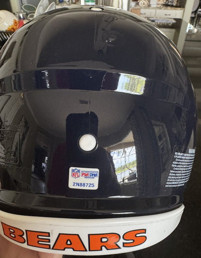 Velus Jones Jr. Hand-Signed Chicago Bears Full-Size Authentic NFL Speed Helmet PSA COA Rare
