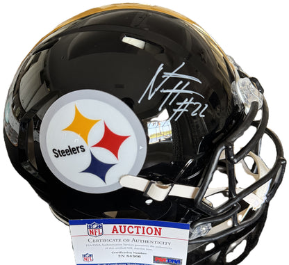 Najee Harris Signed✍️Pittsburgh Steelers Full-Size Authentic Speed NFL Helmet