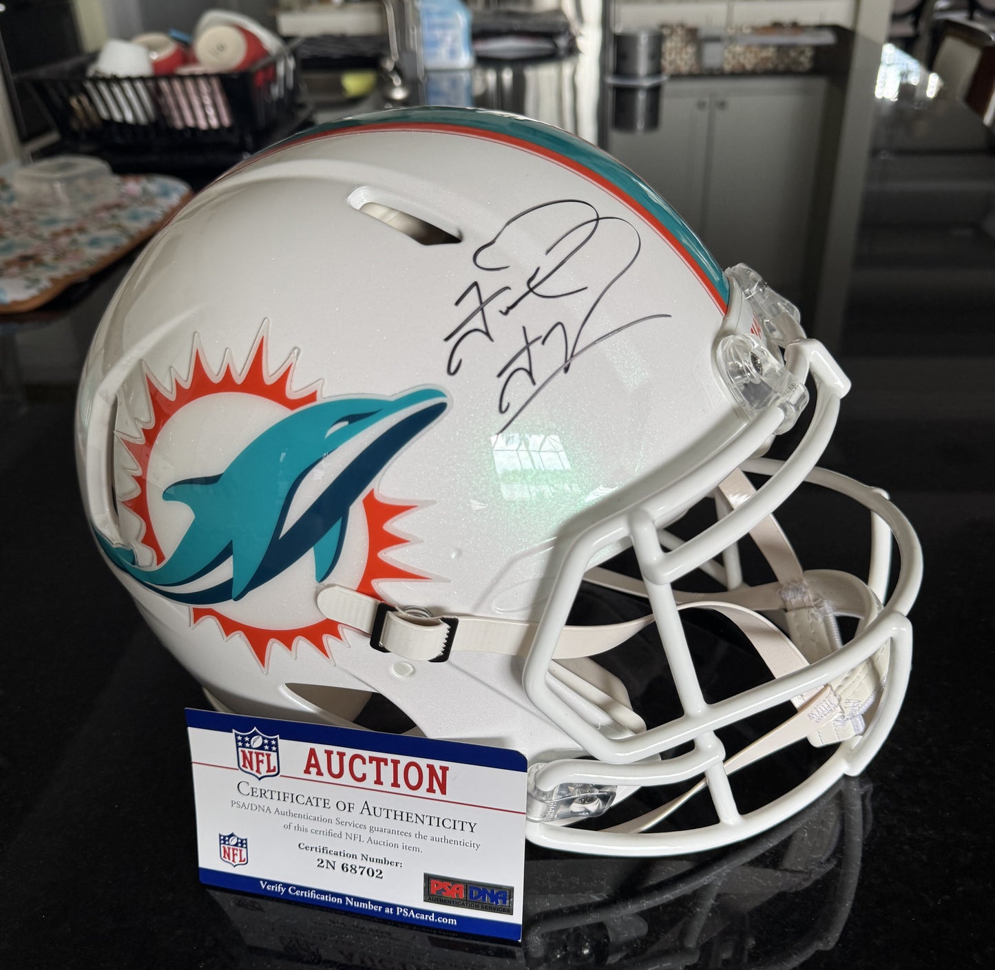 Tua Tagovailoa Signed Miami Dolphins Full-Size Proline NFL Helmet Inc. PSA Authentication 🛡️