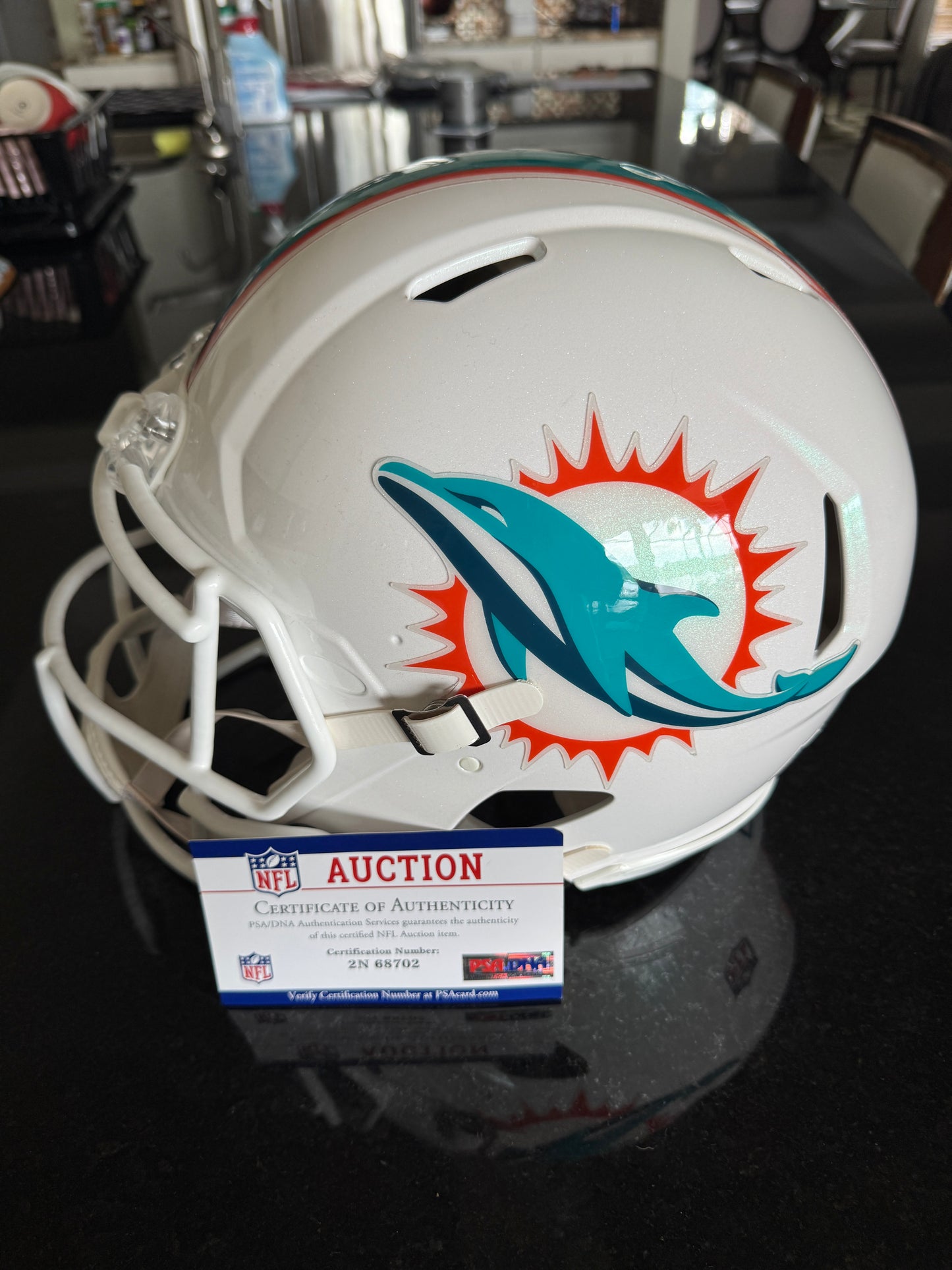 Tua Tagovailoa Signed Miami Dolphins Full-Size Proline NFL Helmet Inc. PSA Authentication 🛡️