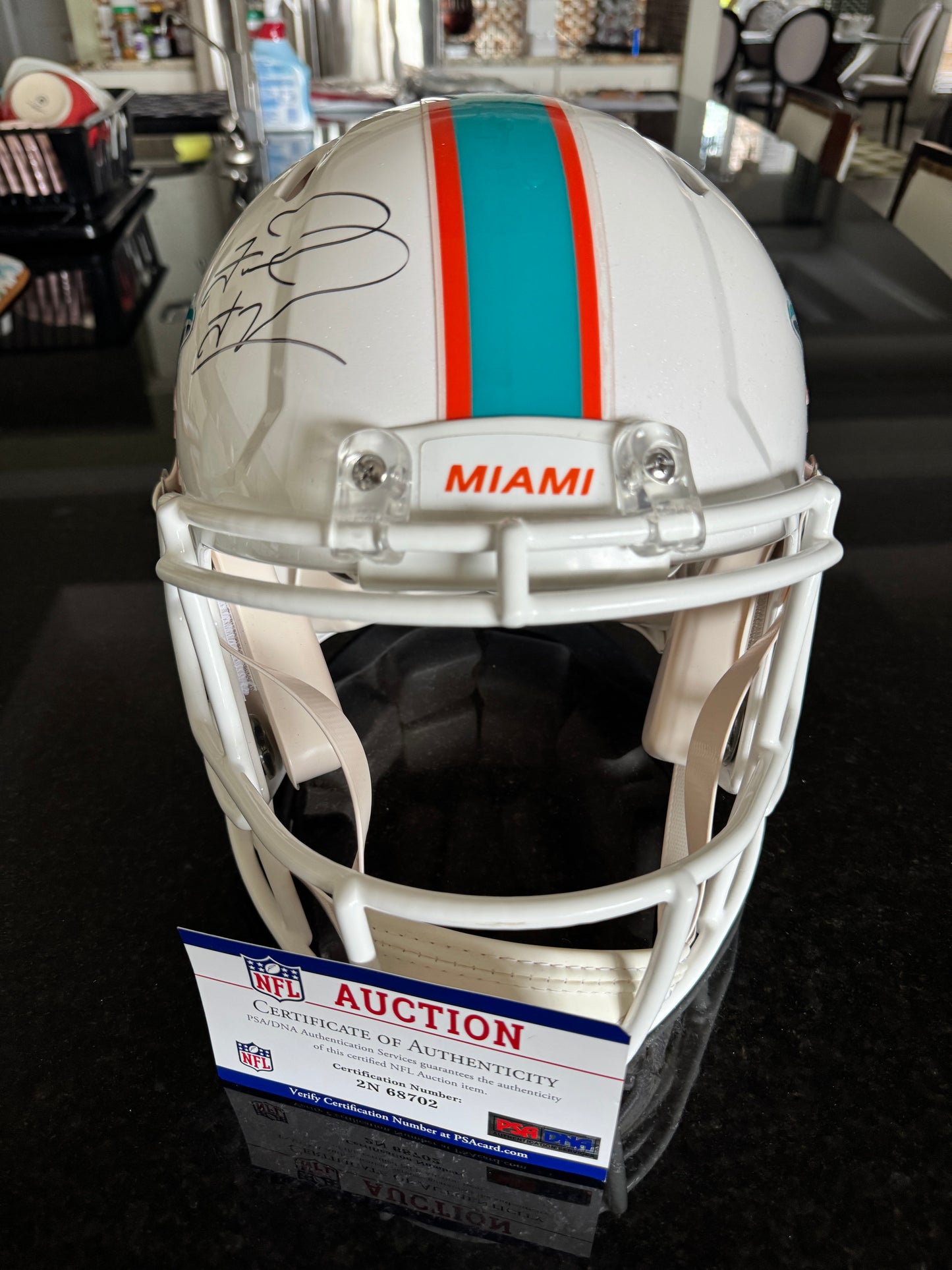 Tua Tagovailoa Signed Miami Dolphins Full-Size Proline NFL Helmet Inc. PSA Authentication 🛡️