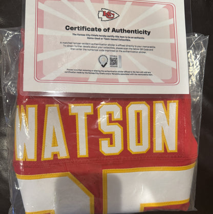 Jaylen Watson GAME WORN 💪 10/12/25 Kansas City Chiefs NFL Jersey 🎽 vs. Lions inc. COA 🛡️