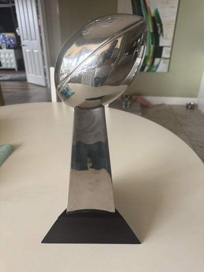 TOM BRADY 🐐 Hand Signed New England Patriots Super Bowl XXXVI Replica Vince Lombardi Trophy inc. COA 💥