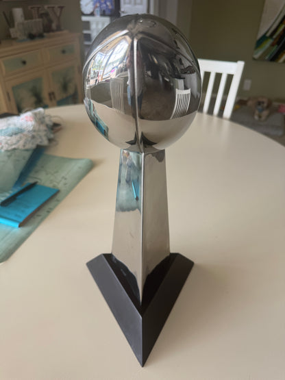 TOM BRADY 🐐 Hand Signed New England Patriots Super Bowl XXXVI Replica Vince Lombardi Trophy inc. COA 💥