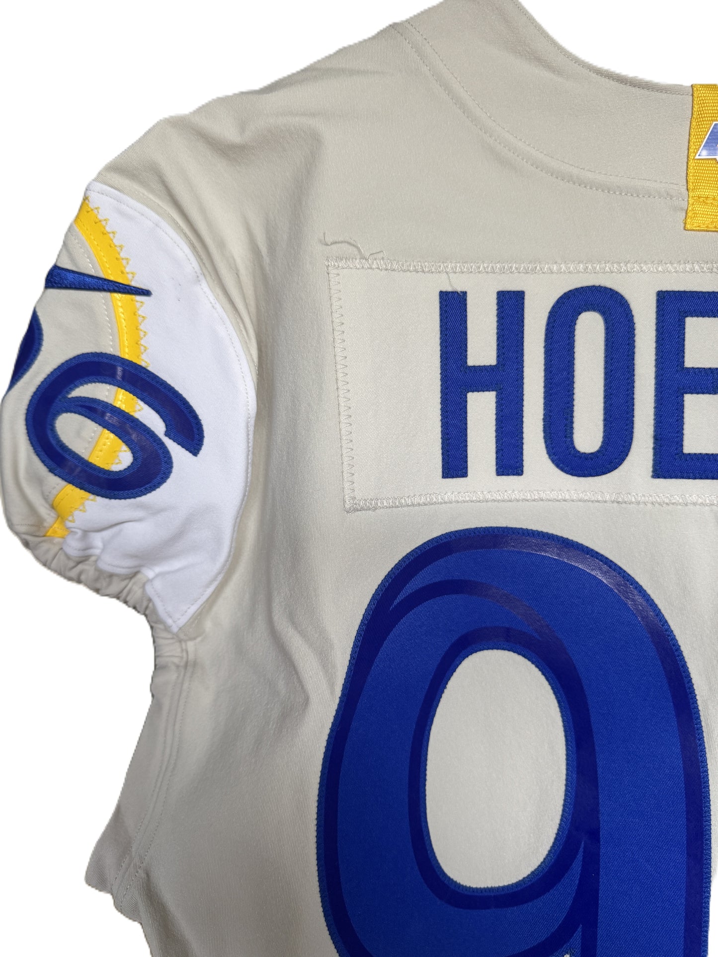 Michael Hoecht TEAM ISSUED Los Angeles Rams Nike On-Field NFL Jersey Inc. COA 🛡