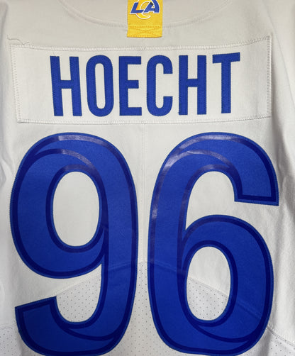 Michael Hoecht TEAM ISSUED Los Angeles Rams Nike On-Field NFL Jersey Inc. COA 🛡