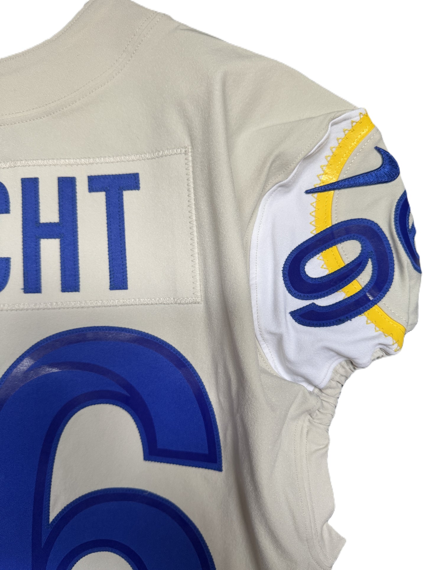 Michael Hoecht TEAM ISSUED Los Angeles Rams Nike On-Field NFL Jersey Inc. COA 🛡