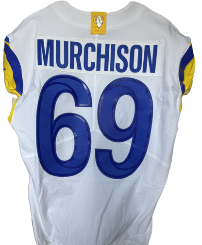 Larrell Murchison TEAM ISSUED Los Angeles Rams Nike NFL On-Field Jersey Inc. COA 📄