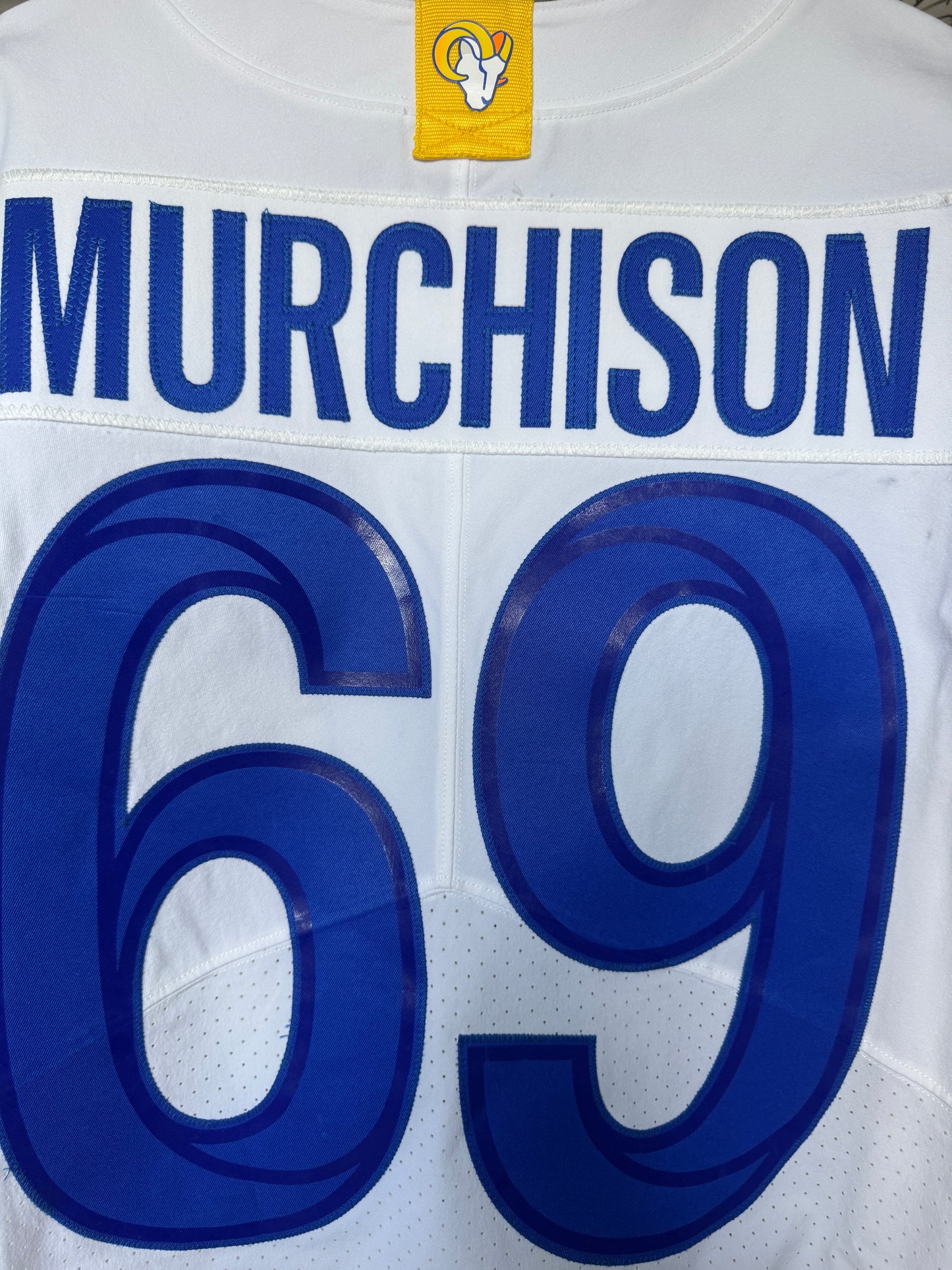 Larrell Murchison TEAM ISSUED Los Angeles Rams Nike NFL On-Field Jersey Inc. COA 📄
