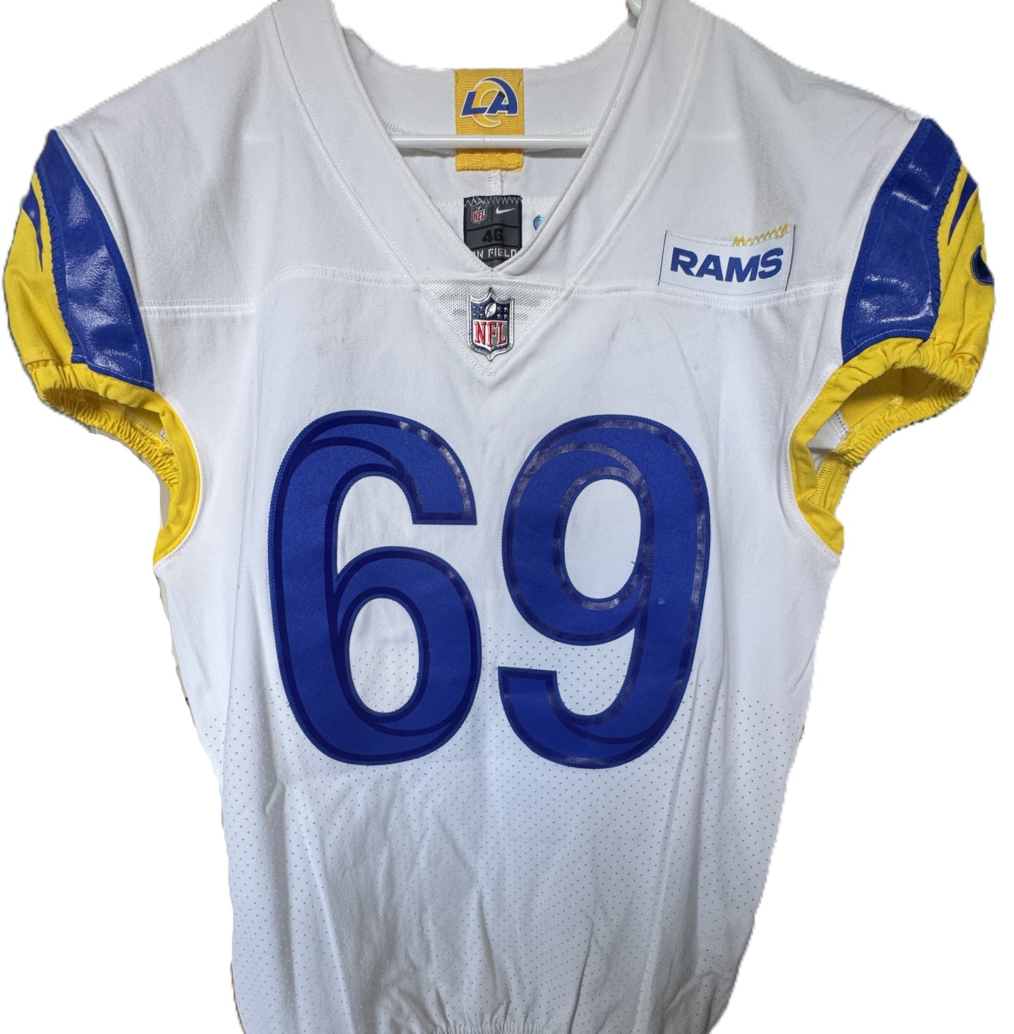 Larrell Murchison TEAM ISSUED Los Angeles Rams Nike NFL On-Field Jersey Inc. COA 📄