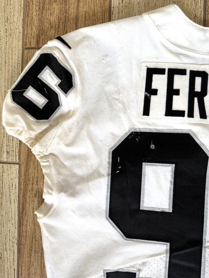Clelin Ferrell GAME WORN💪12.01.19 Oakland Raiders⚫⚪Nike NFL Jersey 👕vs. Chiefs inc. COA 🛡️