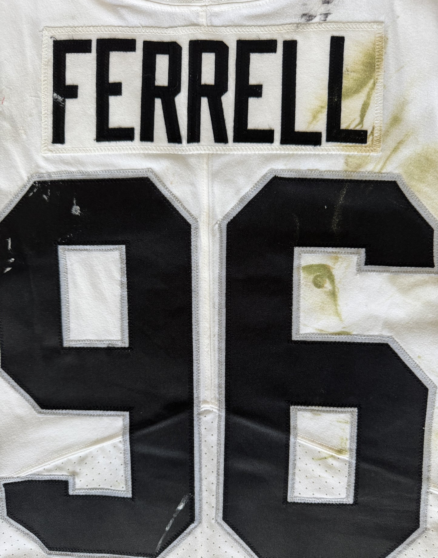 Clelin Ferrell GAME WORN💪12.01.19 Oakland Raiders⚫⚪Nike NFL Jersey 👕vs. Chiefs inc. COA 🛡️