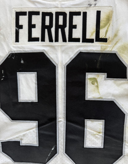 Clelin Ferrell GAME WORN💪12.01.19 Oakland Raiders⚫⚪Nike NFL Jersey 👕vs. Chiefs inc. COA 🛡️