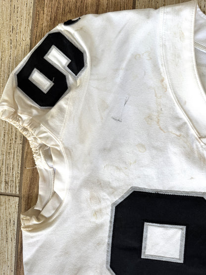 Clelin Ferrell GAME WORN💪12.01.19 Oakland Raiders⚫⚪Nike NFL Jersey 👕vs. Chiefs inc. COA 🛡️