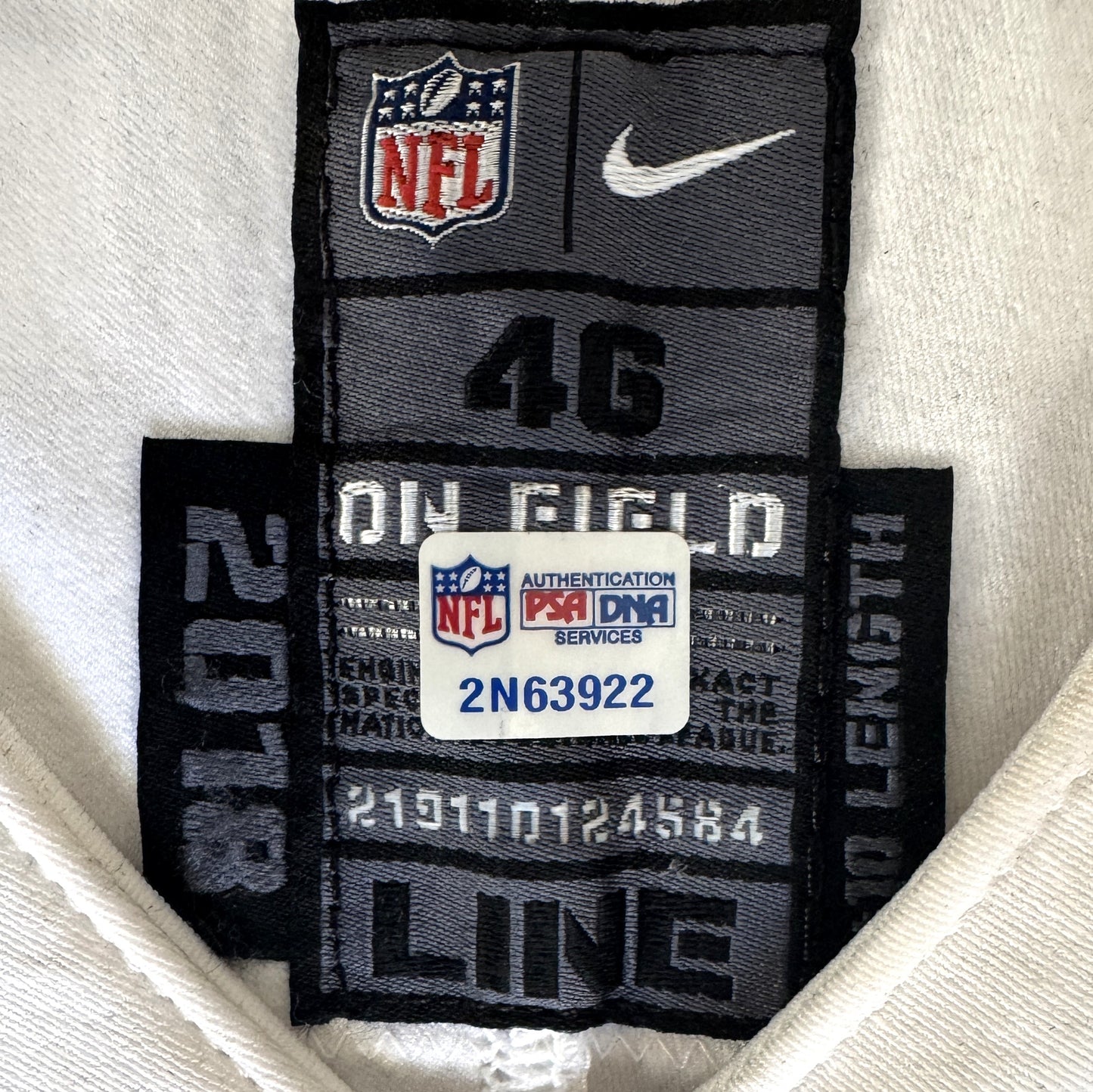 Clelin Ferrell GAME WORN💪12.01.19 Oakland Raiders⚫⚪Nike NFL Jersey 👕vs. Chiefs inc. COA 🛡️