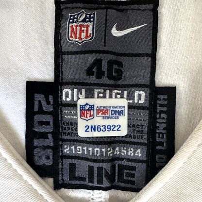 Clelin Ferrell GAME WORN💪12.01.19 Oakland Raiders⚫⚪Nike NFL Jersey 👕vs. Chiefs inc. COA 🛡️