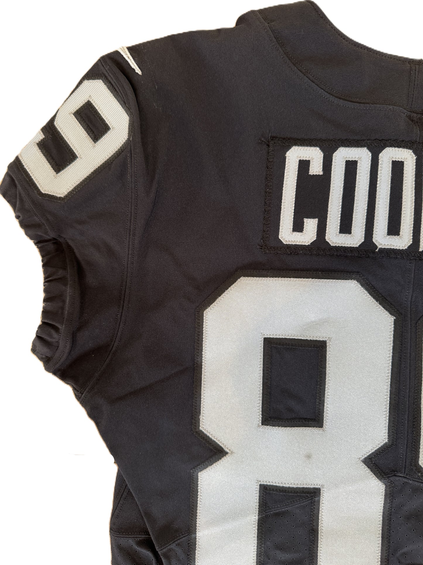 Amari Cooper GAME WORN 💪 11.19.17 Oakland Raiders⚫⚪Nike NFL Jersey 👕 vs. Patriots inc. COA 🛡️