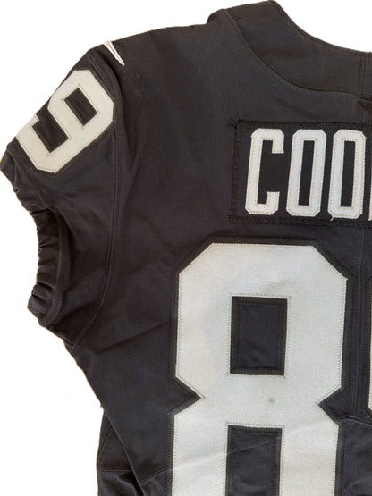 Amari Cooper GAME WORN 💪 11.19.17 Oakland Raiders⚫⚪Nike NFL Jersey 👕 vs. Patriots inc. COA 🛡️