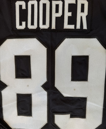 Amari Cooper GAME WORN 💪 11.19.17 Oakland Raiders⚫⚪Nike NFL Jersey 👕 vs. Patriots inc. COA 🛡️