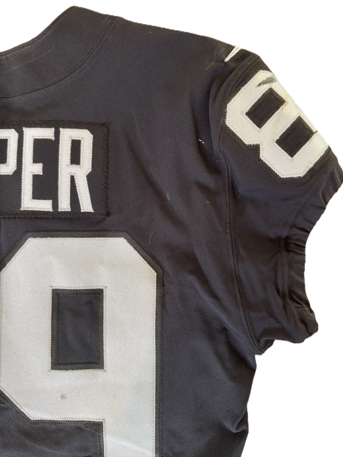 Amari Cooper GAME WORN 💪 11.19.17 Oakland Raiders⚫⚪Nike NFL Jersey 👕 vs. Patriots inc. COA 🛡️