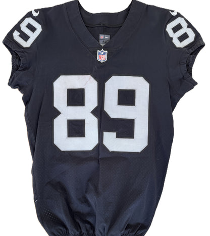 Amari Cooper GAME WORN 💪 11.19.17 Oakland Raiders⚫⚪Nike NFL Jersey 👕 vs. Patriots inc. COA 🛡️