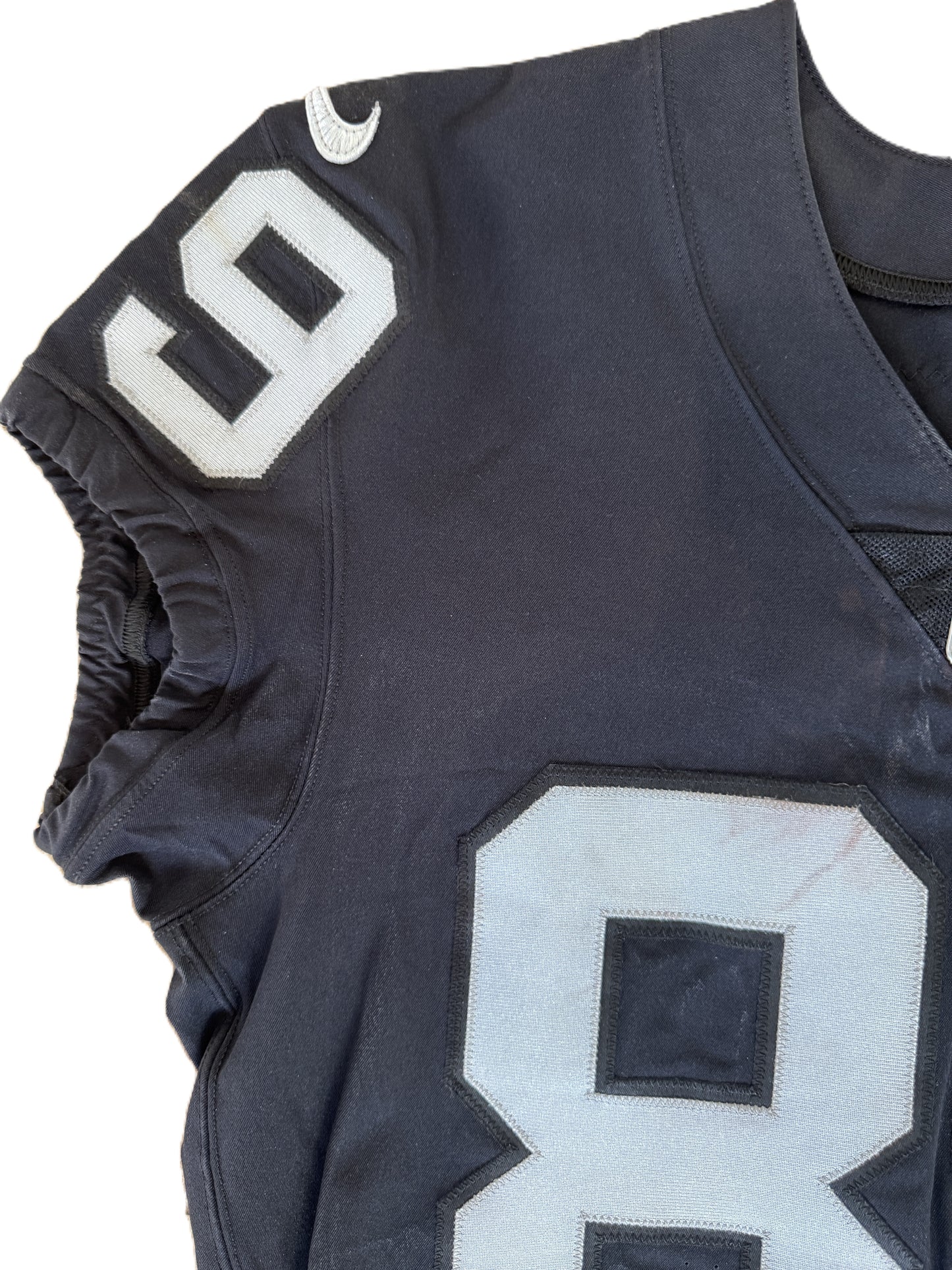 Amari Cooper GAME WORN 💪 11.19.17 Oakland Raiders⚫⚪Nike NFL Jersey 👕 vs. Patriots inc. COA 🛡️