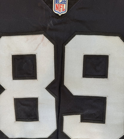 Amari Cooper GAME WORN 💪 11.19.17 Oakland Raiders⚫⚪Nike NFL Jersey 👕 vs. Patriots inc. COA 🛡️