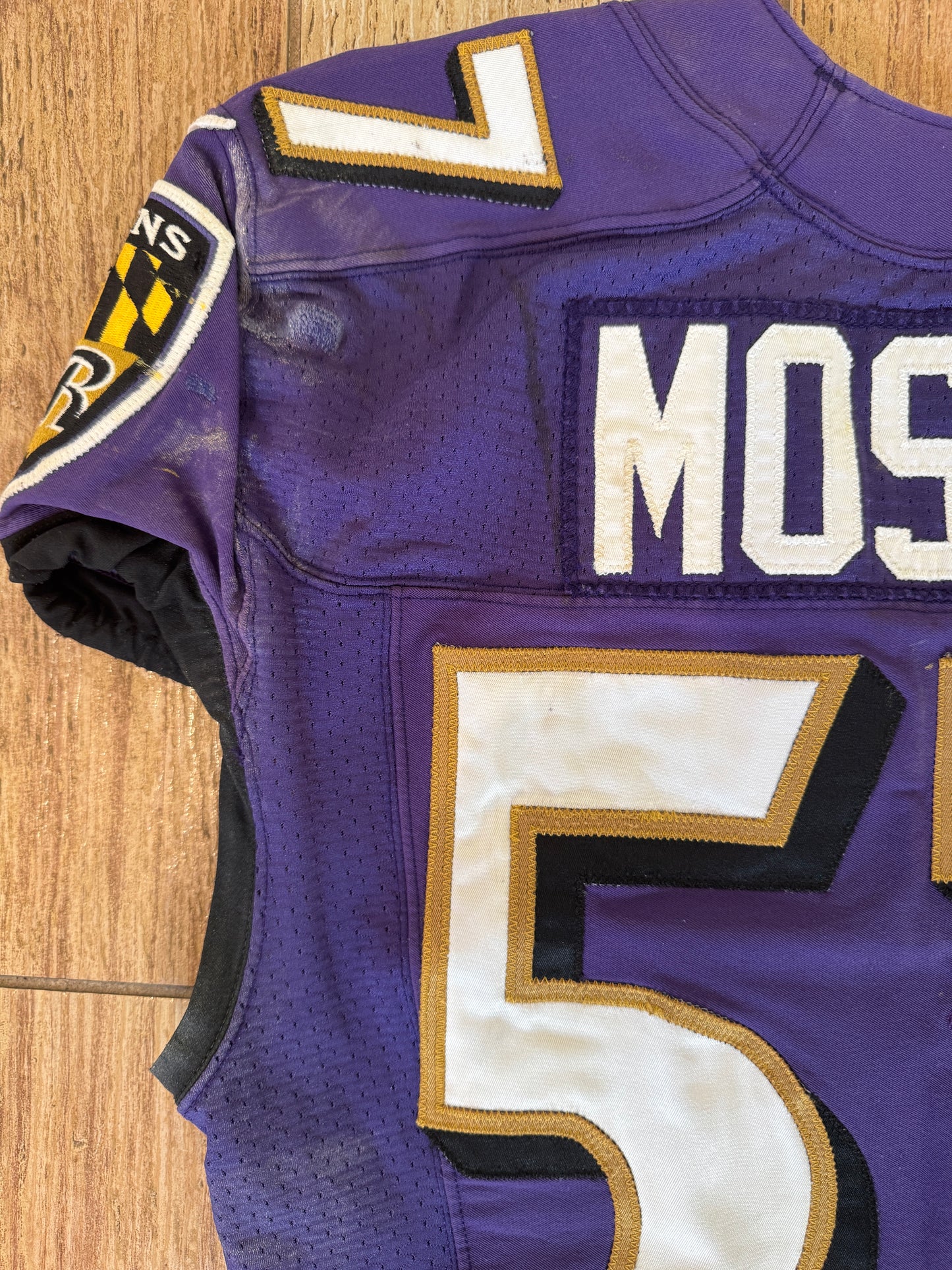 C.J. Mosley GAME WORN 💪 10/09/16 Baltimore Ravens Nike NFL Jersey 👕 vs Commanders inc. COA 🛡️