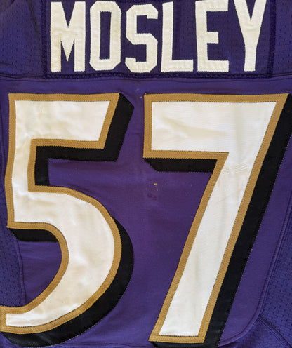 C.J. Mosley GAME WORN 💪 10/09/16 Baltimore Ravens Nike NFL Jersey 👕 vs Commanders inc. COA 🛡️