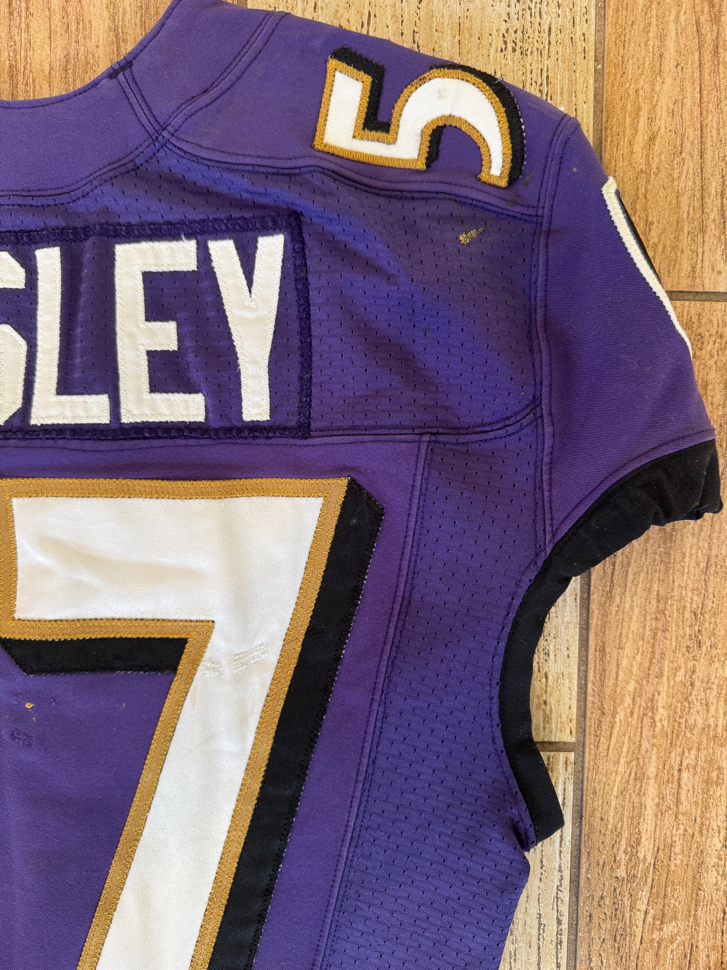 C.J. Mosley GAME WORN 💪 10/09/16 Baltimore Ravens Nike NFL Jersey 👕 vs Commanders inc. COA 🛡️