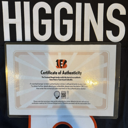 Tee Higgins GAME WORN 💪 10/26/25 Cincinnati Bengals 🐅 Nike NFL Jersey 👕vs New York Jets inc. COA 🛡️
