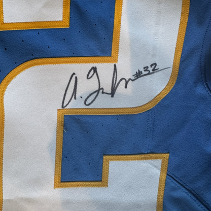 Alohi Gilman GAME WORN 💪 10/05/25 Los Angeles Chargers Nike NFL Jersey vs. Commanders inc. COA 🛡️