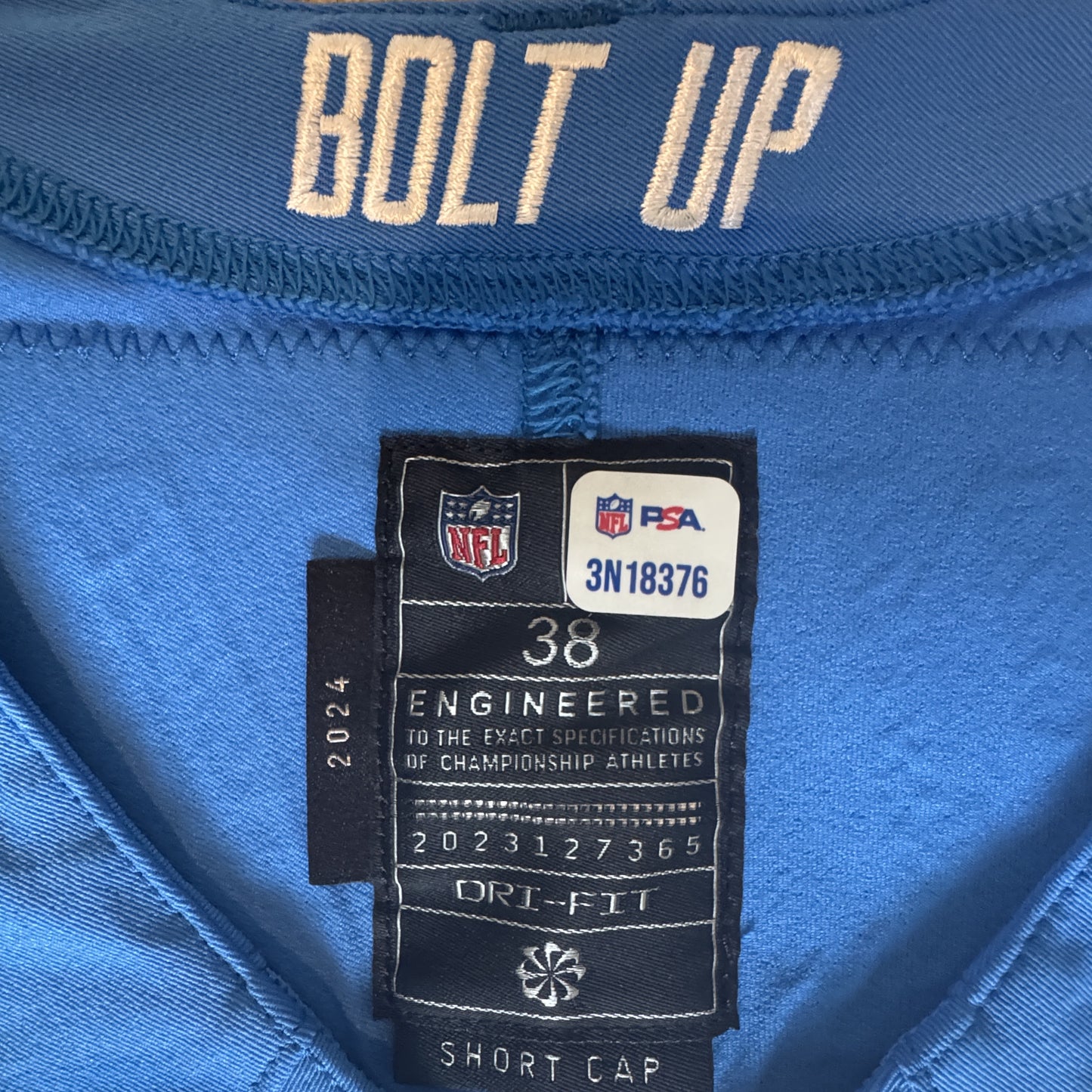 Alohi Gilman GAME WORN 💪 10/05/25 Los Angeles Chargers Nike NFL Jersey vs. Commanders inc. COA 🛡️