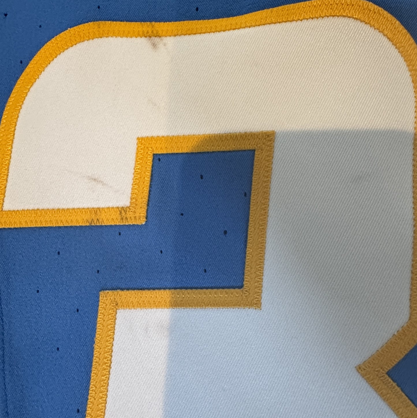 Alohi Gilman GAME WORN 💪 10/05/25 Los Angeles Chargers Nike NFL Jersey vs. Commanders inc. COA 🛡️