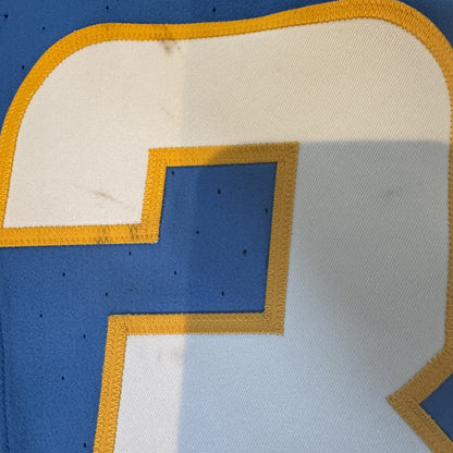 Alohi Gilman GAME WORN 💪 10/05/25 Los Angeles Chargers Nike NFL Jersey vs. Commanders inc. COA 🛡️