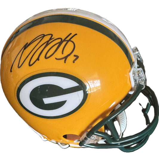 Davante Adams Hand Signed 🖊️Green Bay Packers mini NFL Helmet 🏆Also includes PSA Authenticity 🛡️