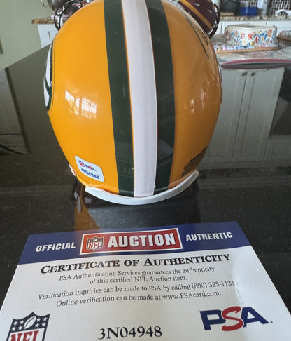 Davante Adams Hand Signed 🖊️Green Bay Packers mini NFL Helmet 🏆Also includes PSA Authenticity 🛡️