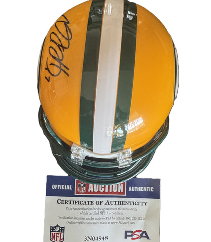 Davante Adams Hand Signed 🖊️Green Bay Packers mini NFL Helmet 🏆Also includes PSA Authenticity 🛡️