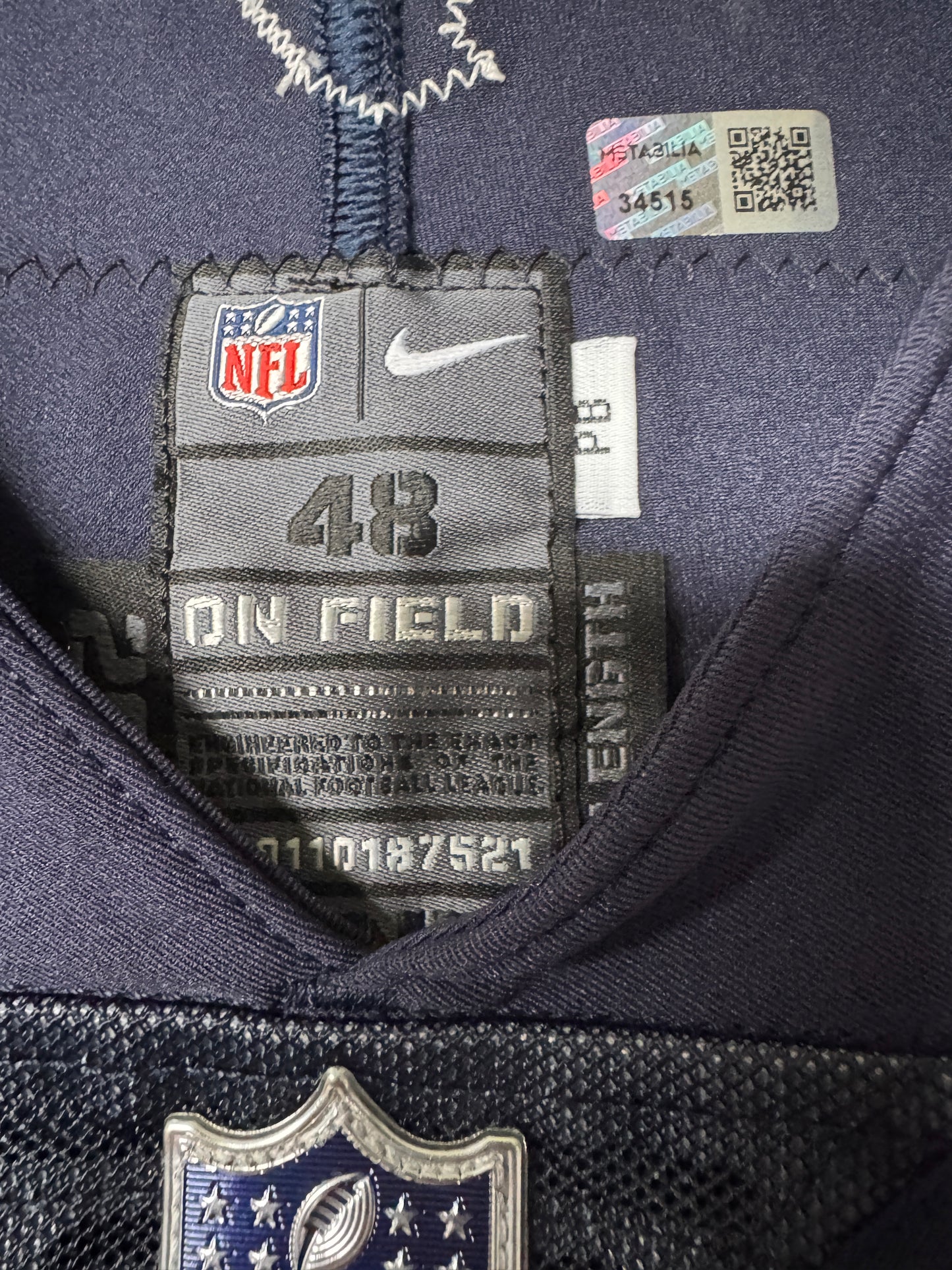 J.J. Watt TEAM / GAME ISSUED Color Rush Houston Texans Nike NFL Jersey Inc COA