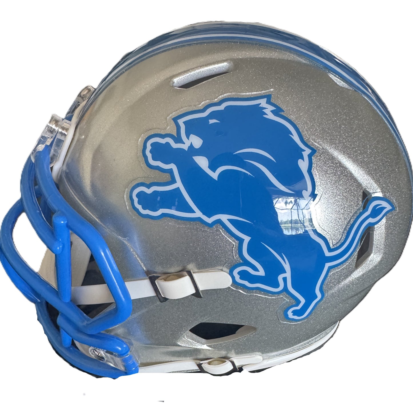 David Montgomery Signed 🖊️ Detroit Lions 🦁 Speed Mini NFL Helmet Also includes Beckett Cartification 🛡️