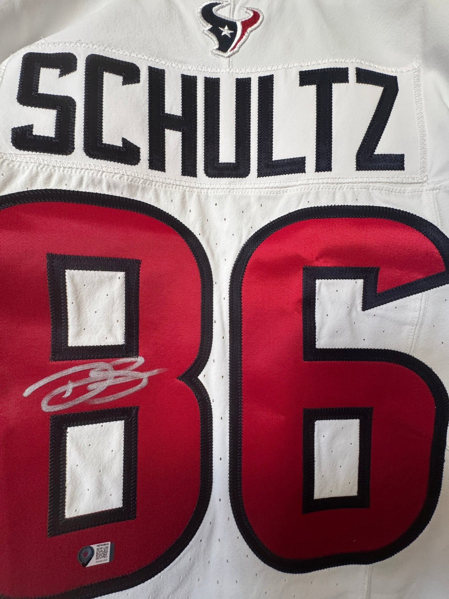 Dalton Schultz SIGNED + TEAM ISSUED Houston Texans Nike NFL Jersey includes COA