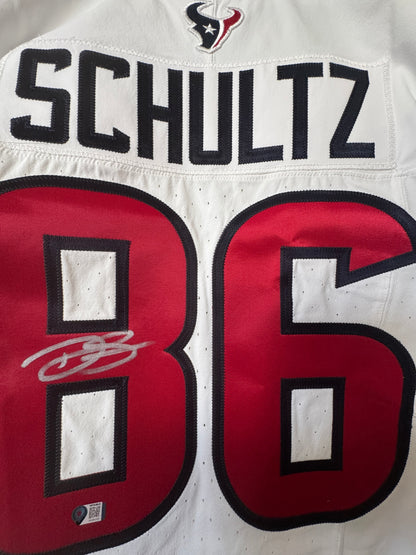 Dalton Schultz SIGNED + TEAM ISSUED Houston Texans Nike NFL Jersey includes COA