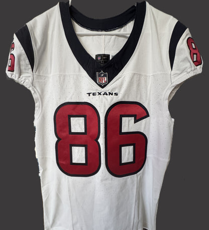 Dalton Schultz SIGNED + TEAM ISSUED Houston Texans Nike NFL Jersey includes COA