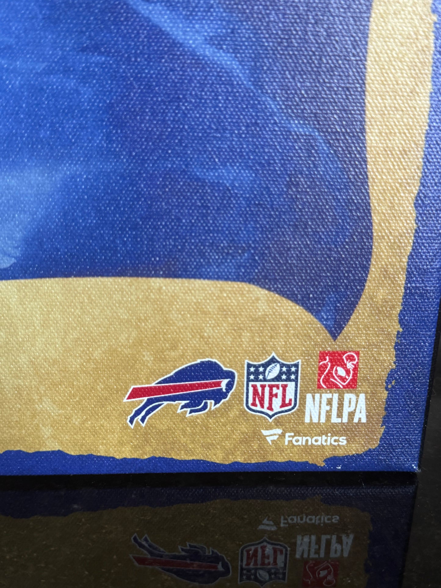 Josh Allen Hand-Signed✍️Buffalo Bills🦬20" x 24" NFL Canvas Giclee Limited Edition of 17