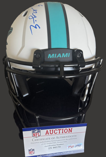 Erik Ezukanma Signed Miami Dolphins Full-Size Lunar Eclipse Helmet signed Eazy-E Inc. PSA Authentication 🛡️