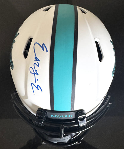 Erik Ezukanma Signed Miami Dolphins Full-Size Lunar Eclipse Helmet signed Eazy-E Inc. PSA Authentication 🛡️