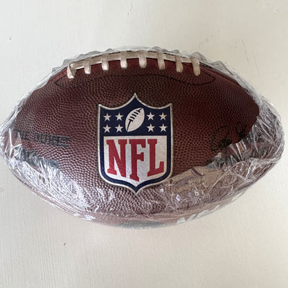 Mike Evans GAME USED Signed + Inscribed "NFL Record Season" Wilson Duke Ball Tampa Bay Buccaneers 24-25 Season Inc. Proof of Authenticity 🛡️